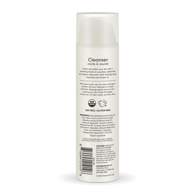 Dr. Mercola Ola Botanicals Organic Cleanser (5 Fl. Oz.), 1 Bottle, Clarify & Nourish Skin, Certified USDA Organic, Gluten Free, Soy Free, Dr. Mercola - Image 2